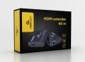 Gembird DEX-HDMI-03 przedłużacz AV Czarny - 1849679