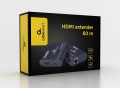 Gembird DEX-HDMI-03 przedłużacz AV Czarny - 2500287