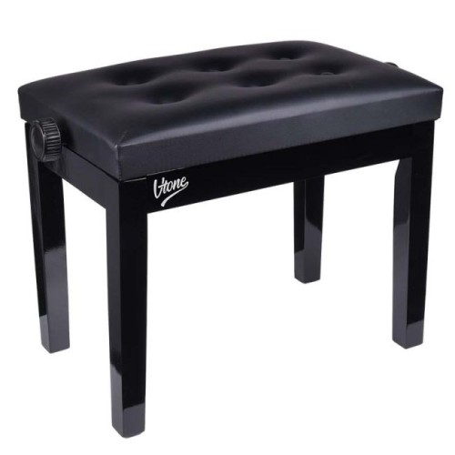 V-TONE ŁAWA 1 BK ława do pianina fortepianu CZARNA - 2199829