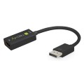 Techly IADAP DP-HDMIF8K adapter kablowy 0,2 m DisplayPort HDMI Typu A (Standard) Czarny - 2500304