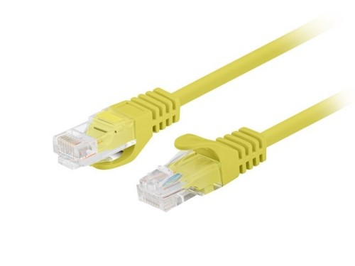 PATCHCORD KAT.6 UTP 1M ŻÓŁTY FLUKE PASSED LANBERG 10-PACK - 2500404