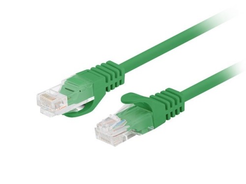 PATCHCORD KAT.6 UTP 1M ZIELONY FLUKE PASSED LANBERG 10-PACK - 2500415