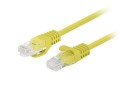 PATCHCORD KAT.6 UTP 0.25M ŻÓŁTY FLUKE PASSED LANBERG 10-PACK - 2500417