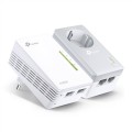 TP-Link TL-WPA4226 KIT Karta sieciowa do PowerLine 600 Mbit/s Przewodowa sieć LAN Wi-Fi Biały 2 szt. - 2003103