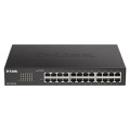 D-Link DGS-1100-24V2 łącza sieciowe Zarządzany L2 Gigabit Ethernet (10/100/1000) 1U Czarny - 1889947