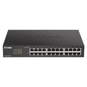 D-Link DGS-1100-24V2 łącza sieciowe Zarządzany L2 Gigabit Ethernet (10/100/1000) 1U Czarny