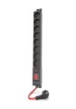 ACAR S8 Czarny 8 x gniazdo sieciowe 230 V 3m - 2500940