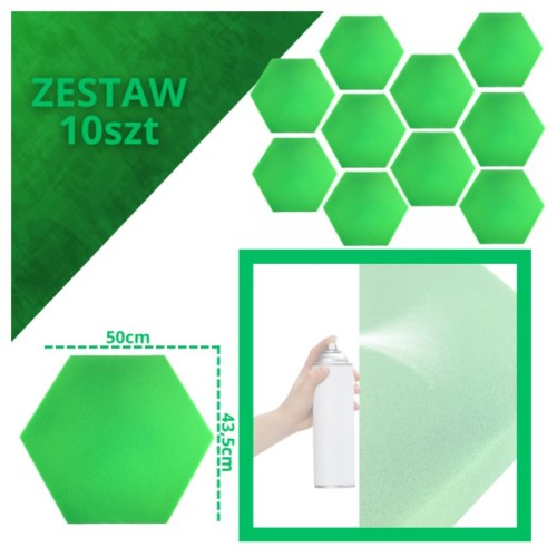 DNA AM3 GN panel akustyczny zestaw 10 szt. zielony - 2501116