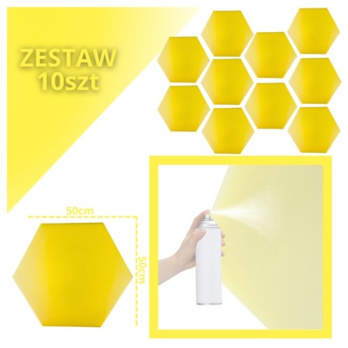 DNA AM3 YL panel akustyczny zestaw 10 szt. żółty - 2501131