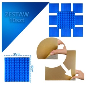 DNA AM2 BL panel akustyczny zestaw 10 szt. niebies