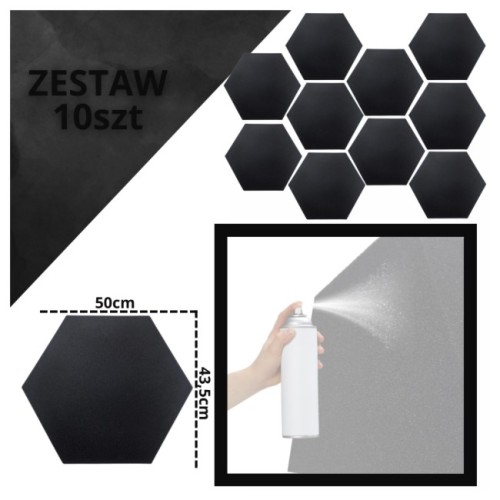 DNA AM3 BK panel akustyczny zestaw 10 szt. czarny - 2501139