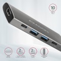 Axagon HMC-5G2 stacja dokująca USB 3.2 Gen 2 (3.1 Gen 2) Type-C Szary - 2143390