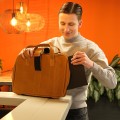 R-Go NBT+ Ständer Viva 15,6 vollnarbenleder ergonomisch braun - 2461177