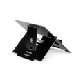 Riser Flexibel Laptopständer – verstellbar – schwarz – Schwarz – 25,4 cm (10 Zoll) – 55,9 cm (22 Zoll) – Aluminium – 5 kg – 135 – 220 mm - 2461193