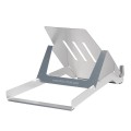 Podstawka pod laptopa R-Go Riser Basic - Notebook-Ständer - ergonomisch klappbar und verstellbar, AGR zertifiziert, leichtes Hylite Aluminium - 55.9 cm - 10" - 22" - Silber - 2461212