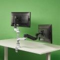Uchwyt do monitorów R-Go Tools R-Go Monitorarm 0"-32" 2TFT Max.9KG Caparo 4 Gasfeder sidabrinis - 2446583