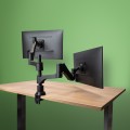 Uchwyt do monitorów R-Go Tools R-Go Monitorarm 0"-32" 2TFT Max.9KG Caparo 4 Gasfeder sidabrinis - 2461328
