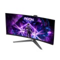 AOC AGON PRO AG346UCD monitor komputerowy 86,4 cm (34") 3440 x 1440 px Wide Quad HD QD-OLED Czarny, Szary - 2430037