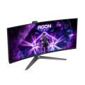 AOC AGON PRO AG346UCD monitor komputerowy 86,4 cm (34") 3440 x 1440 px Wide Quad HD QD-OLED Czarny, Szary - 2430027