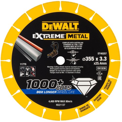 DeWALT DT40257-QZ Ostrze diamentowe - 2316684