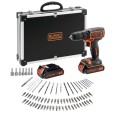 Wiertarko-wkrętarka 18V CDC18BAFC-QW BLACK+DECKER (WYPRZEDAŻ) - 2502242