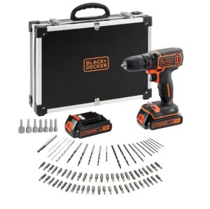 Wiertarko-wkrętarka 18V CDC18BAFC-QW BLACK+DECKER (WYPRZEDAŻ)