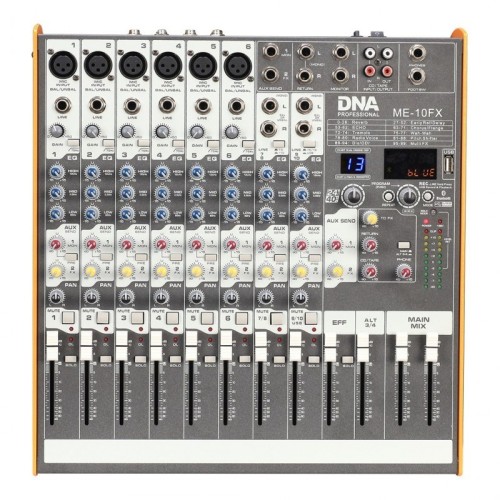 DNA ME-10FX mikser audio - 10 kanał USB Bluetooth - 2502565