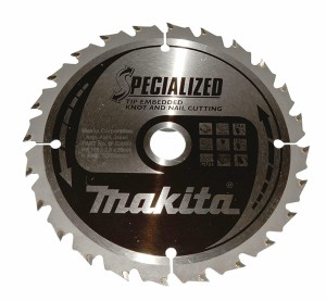 Makita piła tarczowa 165x20x24z Specialized drewno z gwoźd.