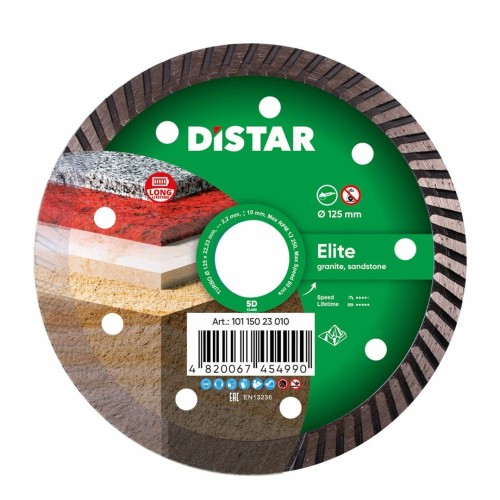 DISTAR TARCZA DIAMENTOWA ELITE 125 x 2,2 x 22,23mm TURBO - 2502916