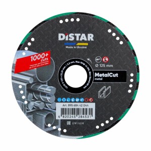 DISTAR TARCZA DIAMENTOWA METAL CUT 125 x 1,5/1,2 x 22,2mm METAL CUT