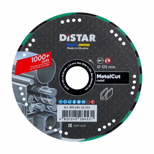 DISTAR TARCZA DIAMENTOWA METAL CUT 125 x 1,5/1,2 x 22,2mm METAL CUT - 2502930