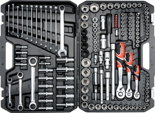 Zestaw kluczy XXL YATO 150szt. 1/4"-3/8"-1/2" 38811 - 2261941