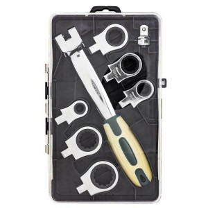 ROCKFORCE KLUCZ OCZKOWY-PRZEG.kpl. 8el. 8-19mm  /WYMIENNY Z GRZECHOTKĄ