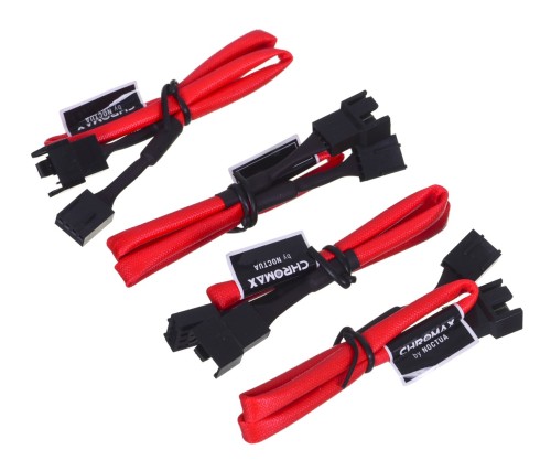 Kabel przedłużający do wentylatora NOCTUA NA-SEC1.red 4-Pin PWM 30cm 4 szt. - 2503168