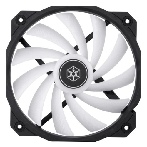 Silverstone Shark Force 160 ARGB Obudowa komputera Wentylator Czarny, Biały 1 szt. - 2503300