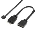 Silverstone Shark Force 160 ARGB Obudowa komputera Wentylator Czarny, Biały 1 szt. - 2503298