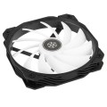 Silverstone Shark Force 160 ARGB Obudowa komputera Wentylator Czarny, Biały 1 szt. - 2503293