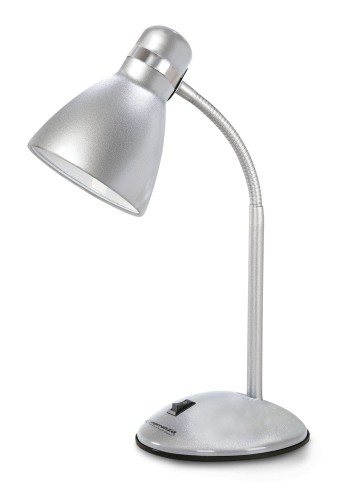ESPERANZA LAMPKA BIURKOWA E27 ALKES SREBRNA ELD113S - 2504323