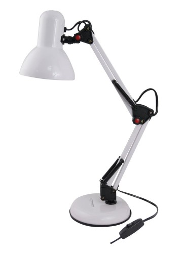 ESPERANZA LAMPKA BIURKOWA E27 AVIOR BIAŁA ELD112W - 2504330