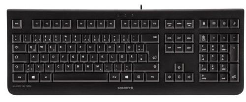 CHERRY KC 1000 klawiatura Dom USB Swiss Czarny - 2163282