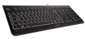 CHERRY KC 1000 klawiatura Dom USB Swiss Czarny - 2504653