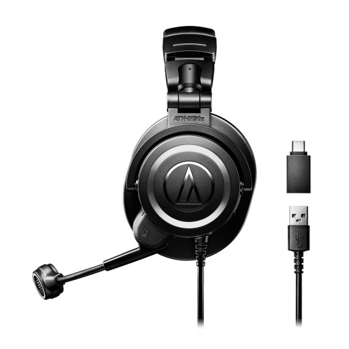 Audio-Technica ATH-M50XSTS-USB słuchawki/zestaw słuchawkowy Przewodowa Opaska na głowę Gaming Czarny - 2504791