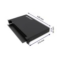 Qoltec 54480 Przełącznica światłowodowa RACK na szynie ODF | 24 porty | SC/ SX - 1464020