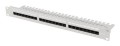 PATCH PANEL 24 PORT 1U 19" KAT.6A UTP Z ORGANIZEREM KABLOWYM SZARY LANBERG - 2506033
