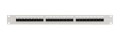 PATCH PANEL 24 PORT 1U 19" KAT.6A UTP Z ORGANIZEREM KABLOWYM SZARY LANBERG - 2506035