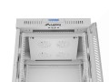 LANBERG SZAFA RACK STOJĄCA 19" 15U 600X600 SZARA DRZWI SZKLANE LCD V2 (FLAT PACK) - 2506057