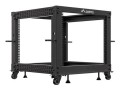 OPEN RACK 19" 9U 600X600-1100 REGULOWANY CZARNY LANBERG - 2506068