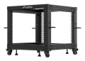 OPEN RACK 19" 9U 600X600-1100 REGULOWANY CZARNY LANBERG - 2506071