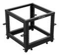 OPEN RACK 19" 9U 600X600-1100 REGULOWANY CZARNY LANBERG - 2506074
