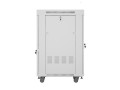LANBERG SZAFA RACK STOJĄCA 19" 22U 600X800 SZARA DRZWI SZKLANE LCD V2 (FLAT PACK) - 2506088